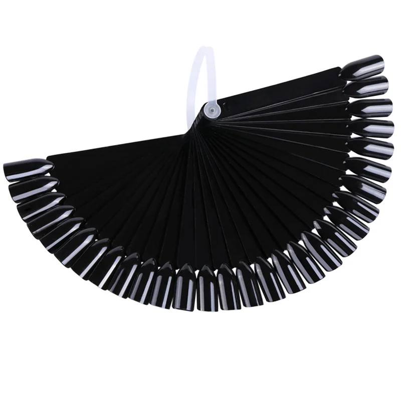 1 Набор ложных кончиков для ногтей натуральный вентилятор полная карта акриловый