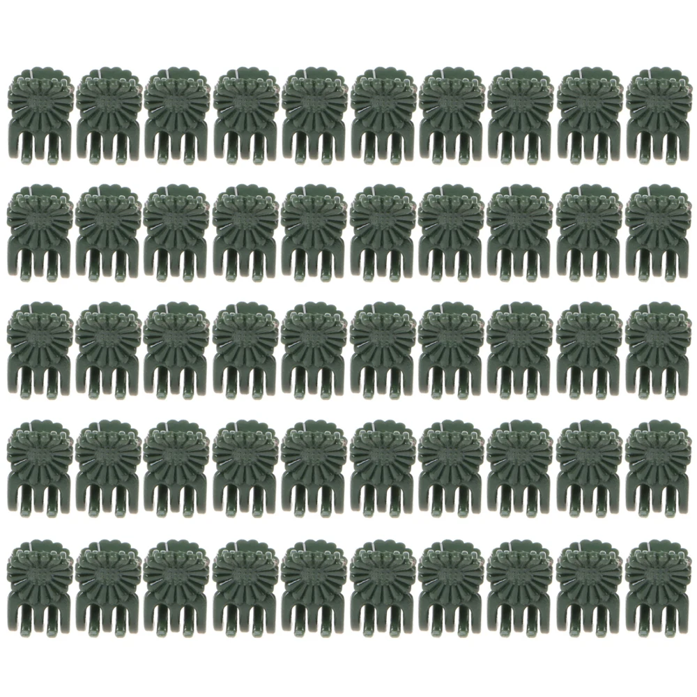 

Скрепка в виде орхидеи садовый инструмент пластиковый зажим Комплект филиал на открытом воздухе овощи цветок с перекрестной шнуровкой, 50 ш...