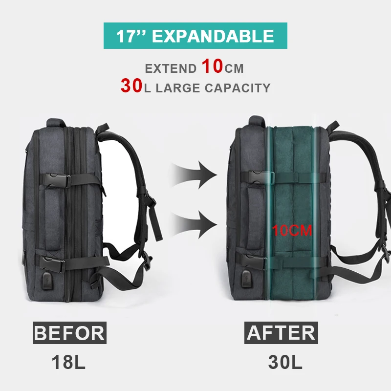 Рюкзак с защитой от кражи для мужчин и женщин дорожный водонепроницаемый