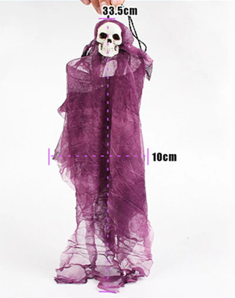 Жуткий череп на Хэллоуин кукла дом с привидениями жуткий новинка украшение
