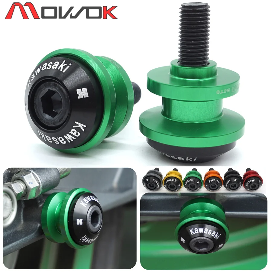 10 мм для KAWASAKI Z1000SX Z750 ZX10R ZX14RNinja 400R Ninja 650R EX650 ER 6F/N Versys 1000 Слайдеры мотоцикла CNC