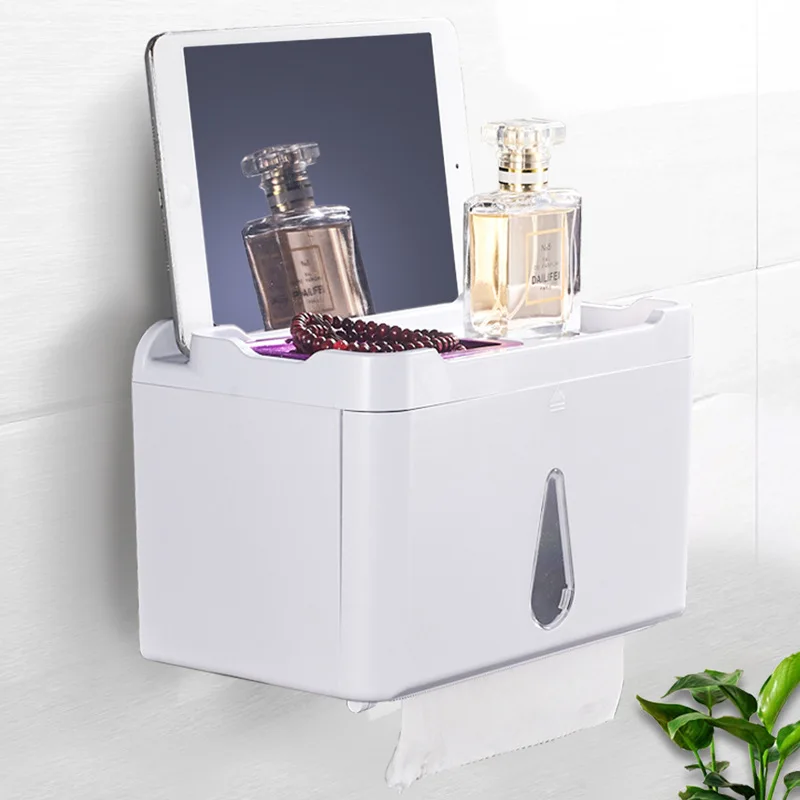 Водонепроницаемый Многофункциональный держатель для туалетной бумаги