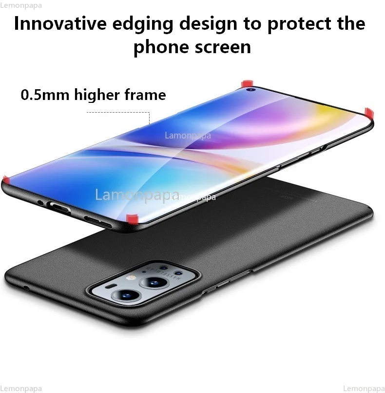 

Ультратонкий Жесткий матовый чехол из поликарбоната для Oneplus 9, чехол, тонкий полноразмерный чехол для Oneplus 8 Pro 8T Oneplus 9 Pro 9R, чехол