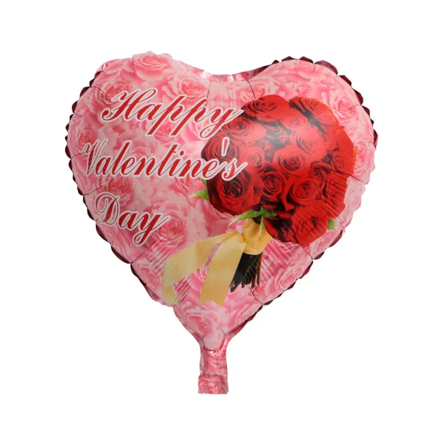 

10pcs/lot 18inch Heart Balloons Wedding Decor Valentine's Days I Love You Aluminium Foil Helium Ballon Wedding Decoration Globos