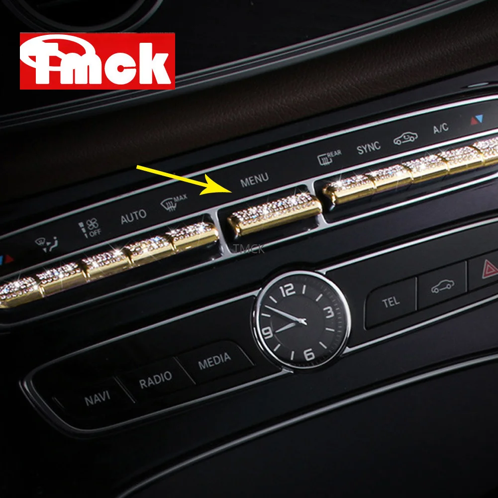 Для Mercedes Benz C E GLC Class W205 W213 X253 автомобильные аксессуары интерьерный центральный