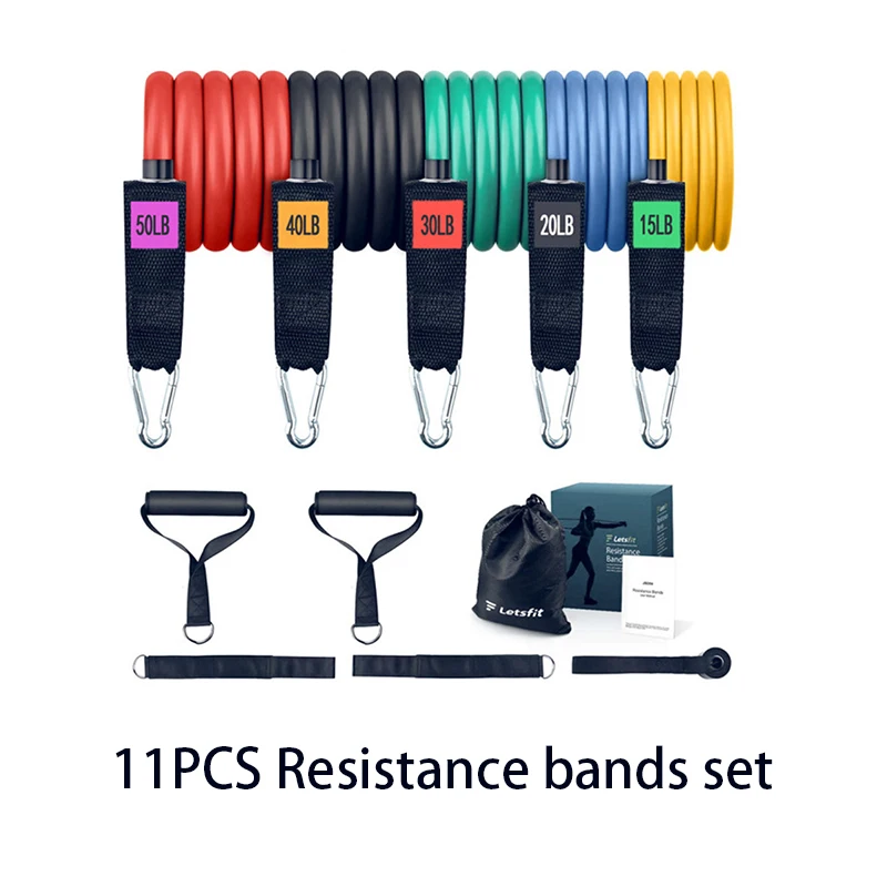 

Crossfit Workout Exercise at Home Resistance Bands Set Rubber Bands for Portable Fitness Bodybuilding Fitness Exercise Equipment