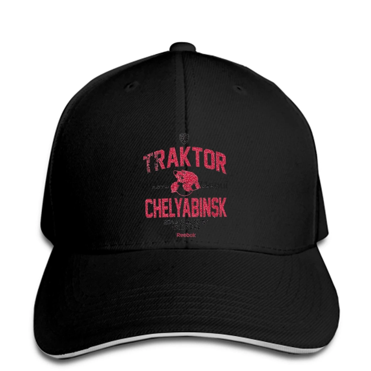 

Baseball cap HC Traktor Chelyabinsk Club Russian Hockey Club Baseball caps White