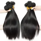 134 шт., женские прямые бразильские пряди волос