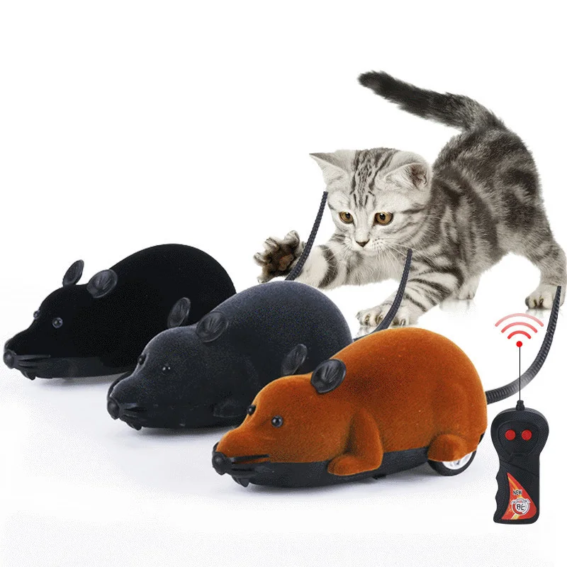 

Новые игрушки для кошек дистанционного Управление Беспроводной RC моделирование Мышь игрушки электронные крыса игрушка "мышь" для девочки с...