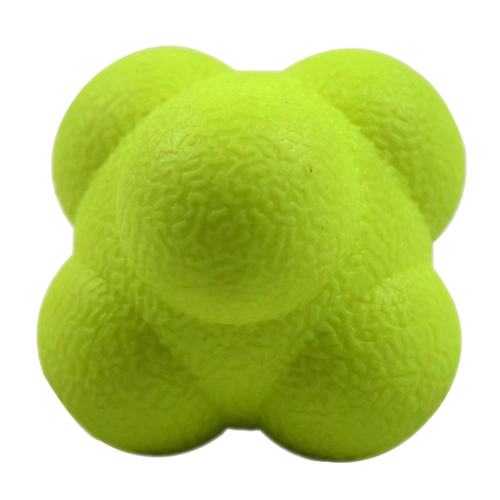 Шестигранный мяч для реакции силиконовая ловкость координация рефлекс