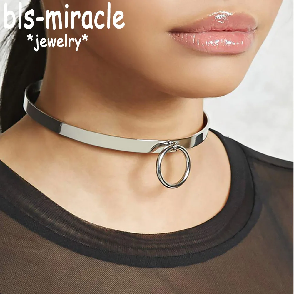 

YC-UPGO Street Beat Necklaces With Round Personality Punk Necklace Choker Femme Colares Statement NEW 2020 Jewelry Party Gift