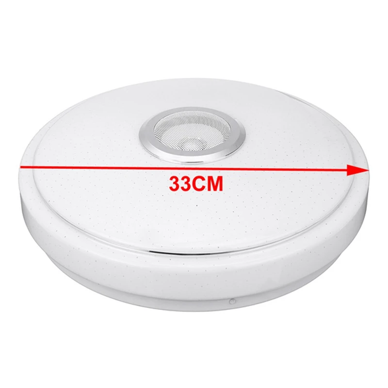 

72W Bluetooth Speaker White + RGB Light Smart LED Ceiling Lamp Dimmable