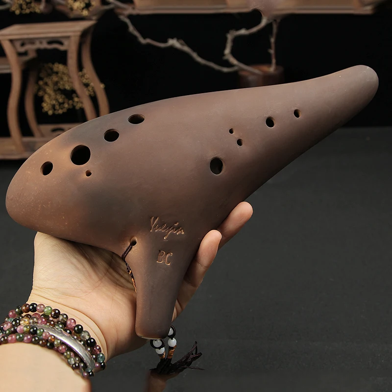 Дымчатое горение отличный звук 16 отверстий BC ocarina мультикамера канавка