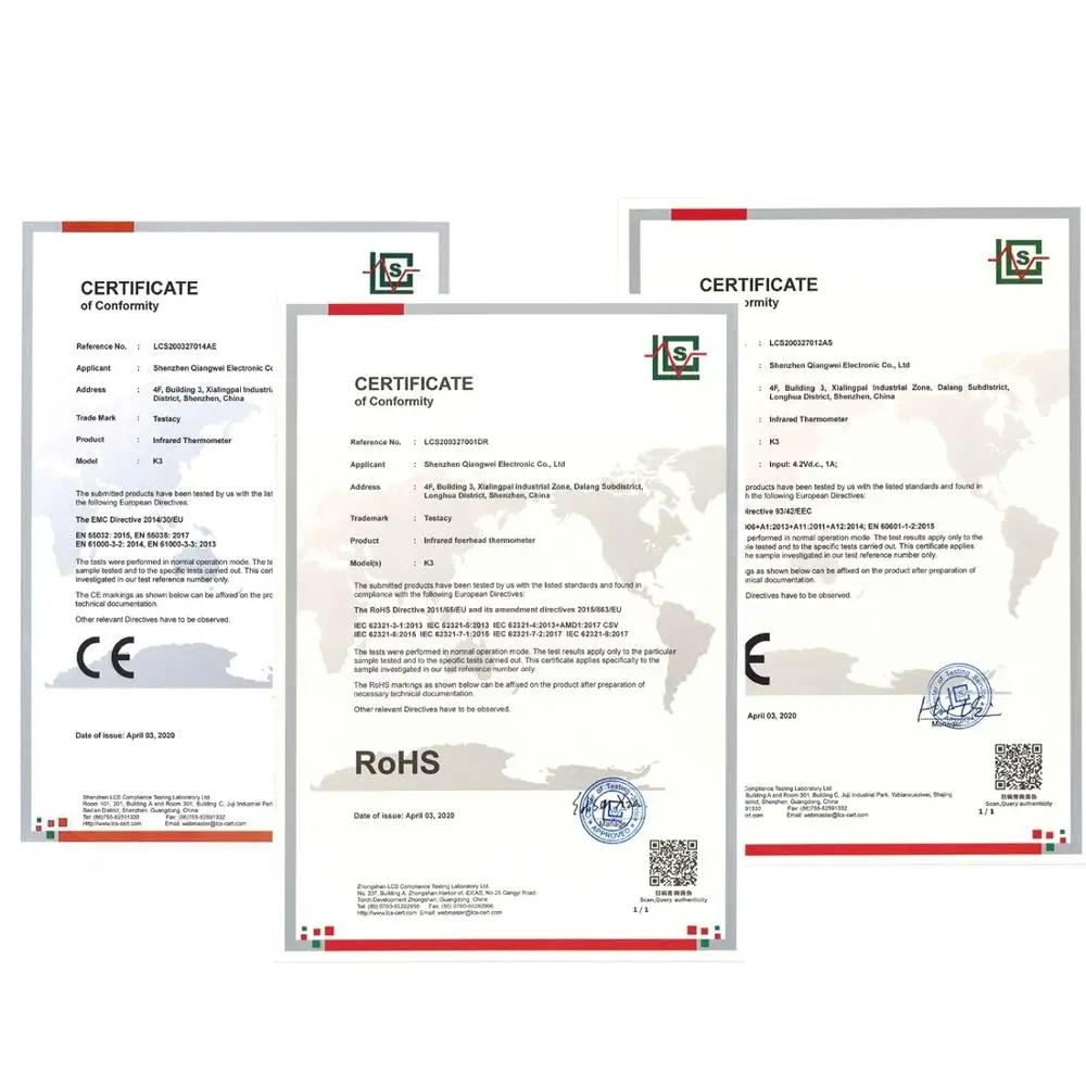 Бесконтактный инфракрасный термометр для лба и тела K3|Аварийные наборы| |