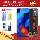 Оригинальный дисплей 6,39 дюйма для Huawei Nova 5, ЖК-дисплей с сенсорным экраном и дигитайзером в сборе для Nova 5 Pro, зеркальная фотография, ЖК-дисплей