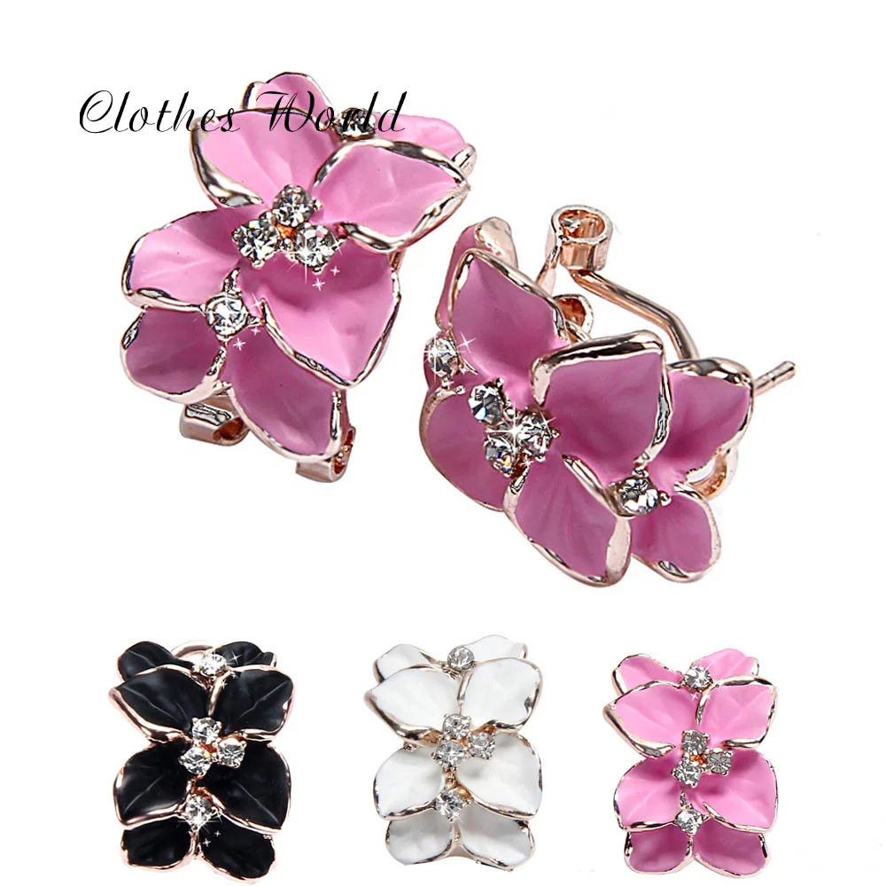 Роскошные брендовые серьги гвоздики с черными кристаллами элегантные женские