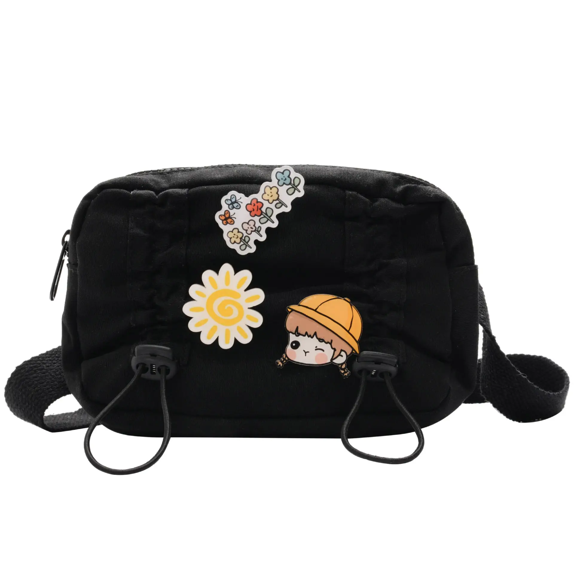 

Холщовые сумки-мессенджеры для детей, детские сумки через плечо, милая детская сумка через плечо, Детская сумочка с цветком, сумка для малыш...