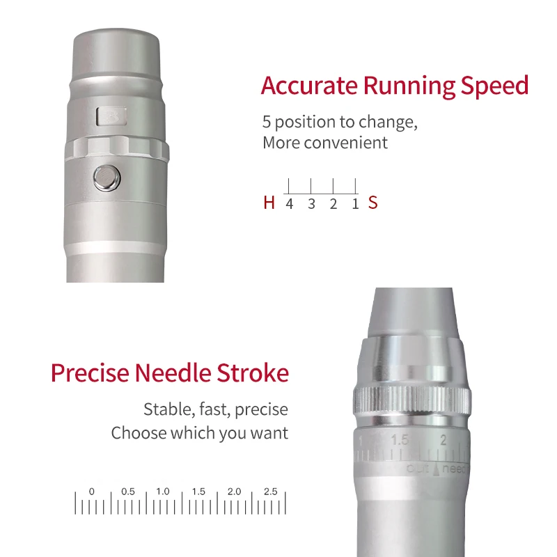 Профессиональные картриджи для игл ручка макияжа с перезаряжаемой батареей