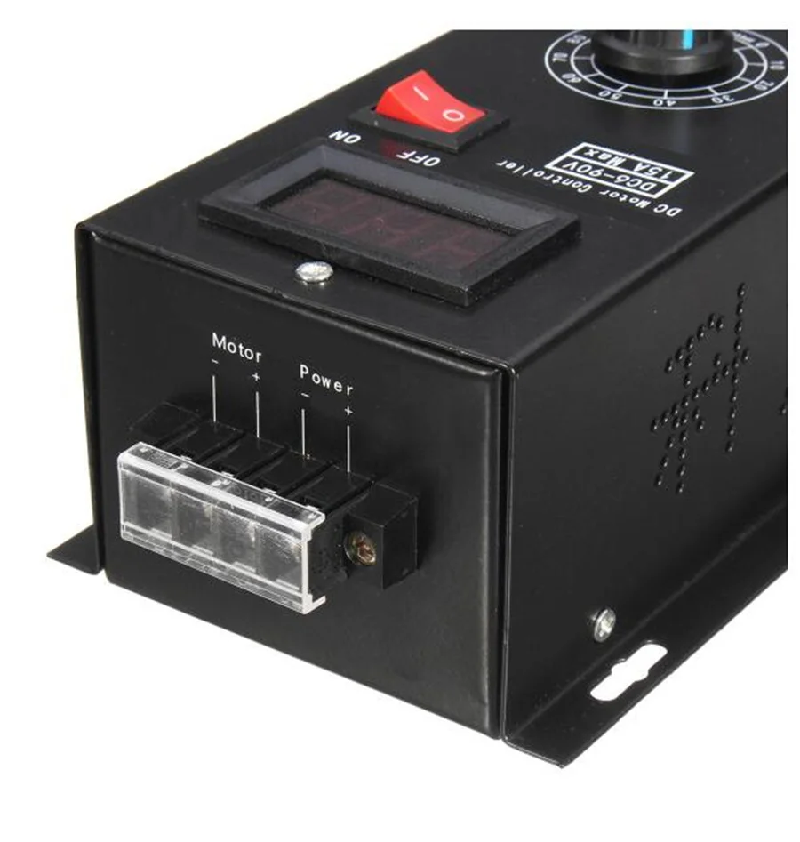 ШИМ контроллер скорости двигателя постоянного тока 6 90 В регулятор PLC