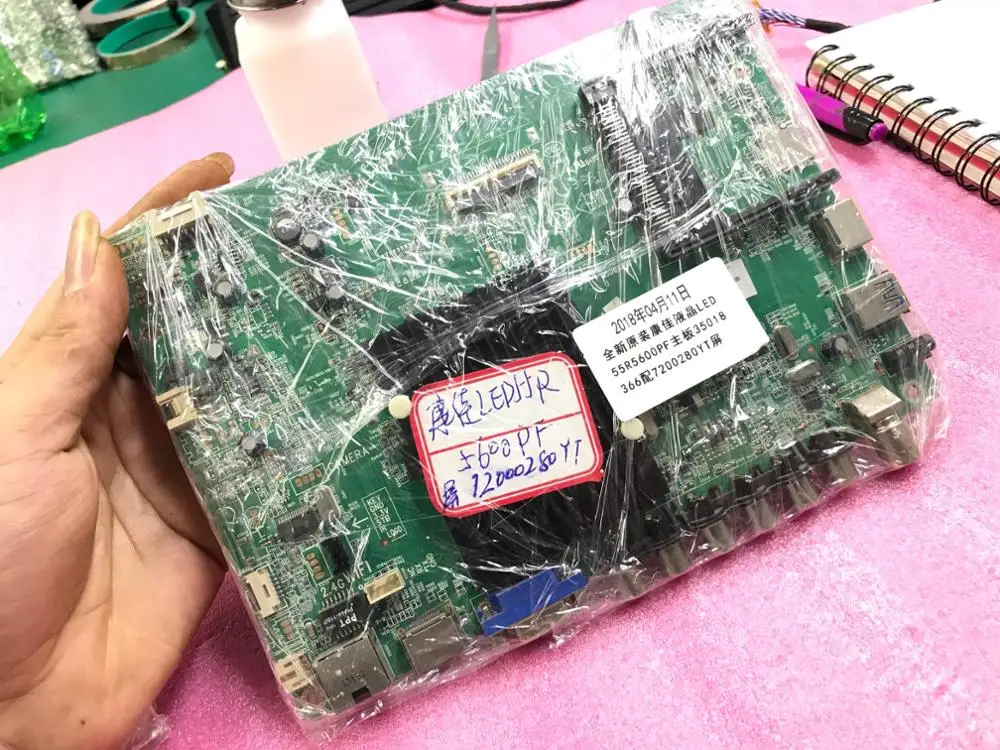 

Original Kangjia LED55R5600PF 47R5600PF motherboard 35018366 with screen 280YT