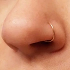 1 шт. модное кольцо для имитации носа кольцо для перегородки кольцо для хряща козелка завитка ушной раковины маленькое кольцо для пирсинга носа для женщин аксессуары