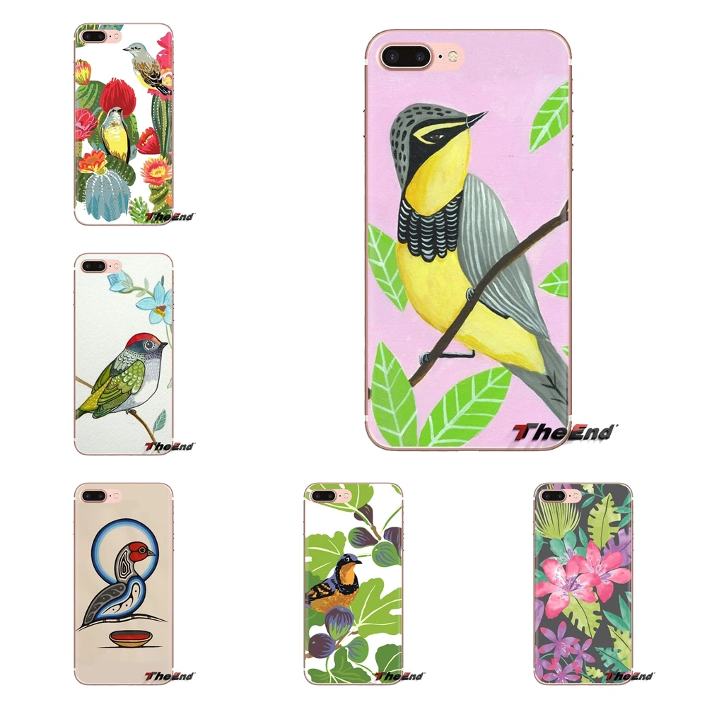 Мягкий чехол из ТПУ с рисунком Тропической птицы для iPhone XS Max XR X 4 4s 5 5S 5C SE 6 6S 7 8 Plus