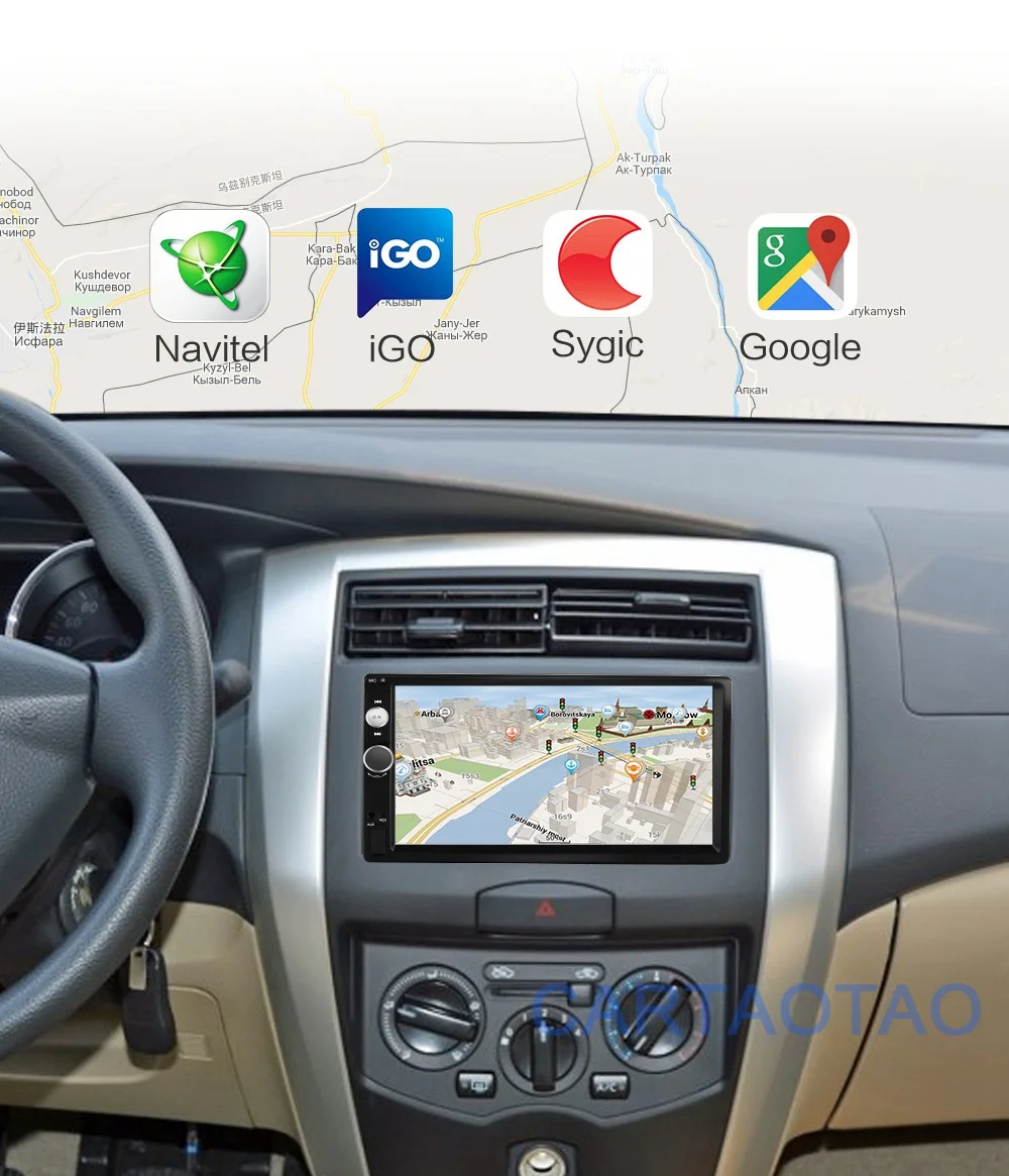 2G+ 32G 2DIN Android автомобильный DVD мультимедийный плеер 2 DIN HD автомобильное радио с GPS навигацией WiFi USB FM BT 2din " Универсальный Автомобильный MP5 плеер