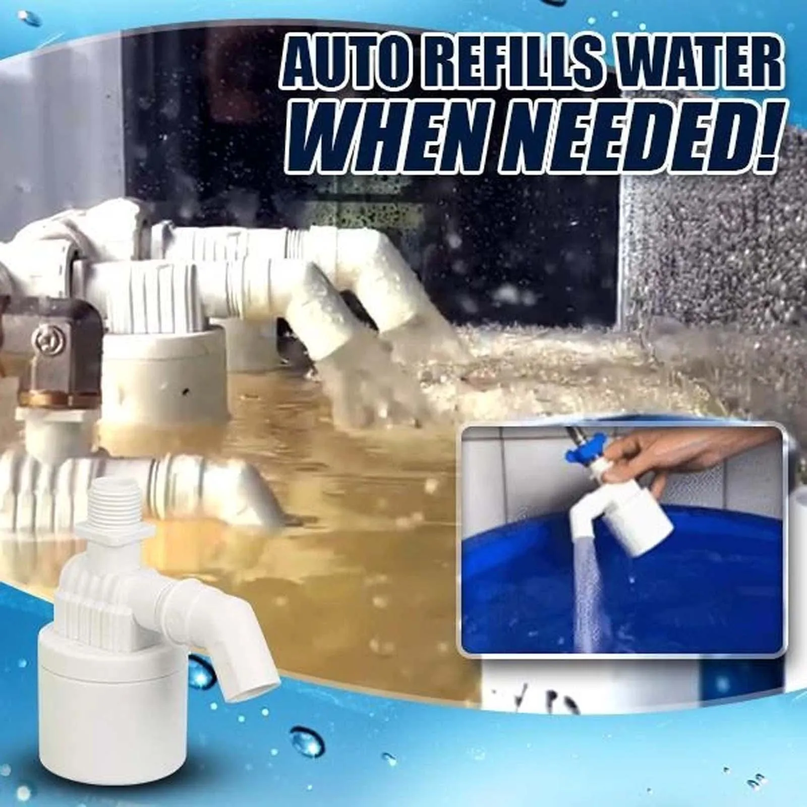 Автоматические регулирующие клапаны уровня воды для резервуара переключатель