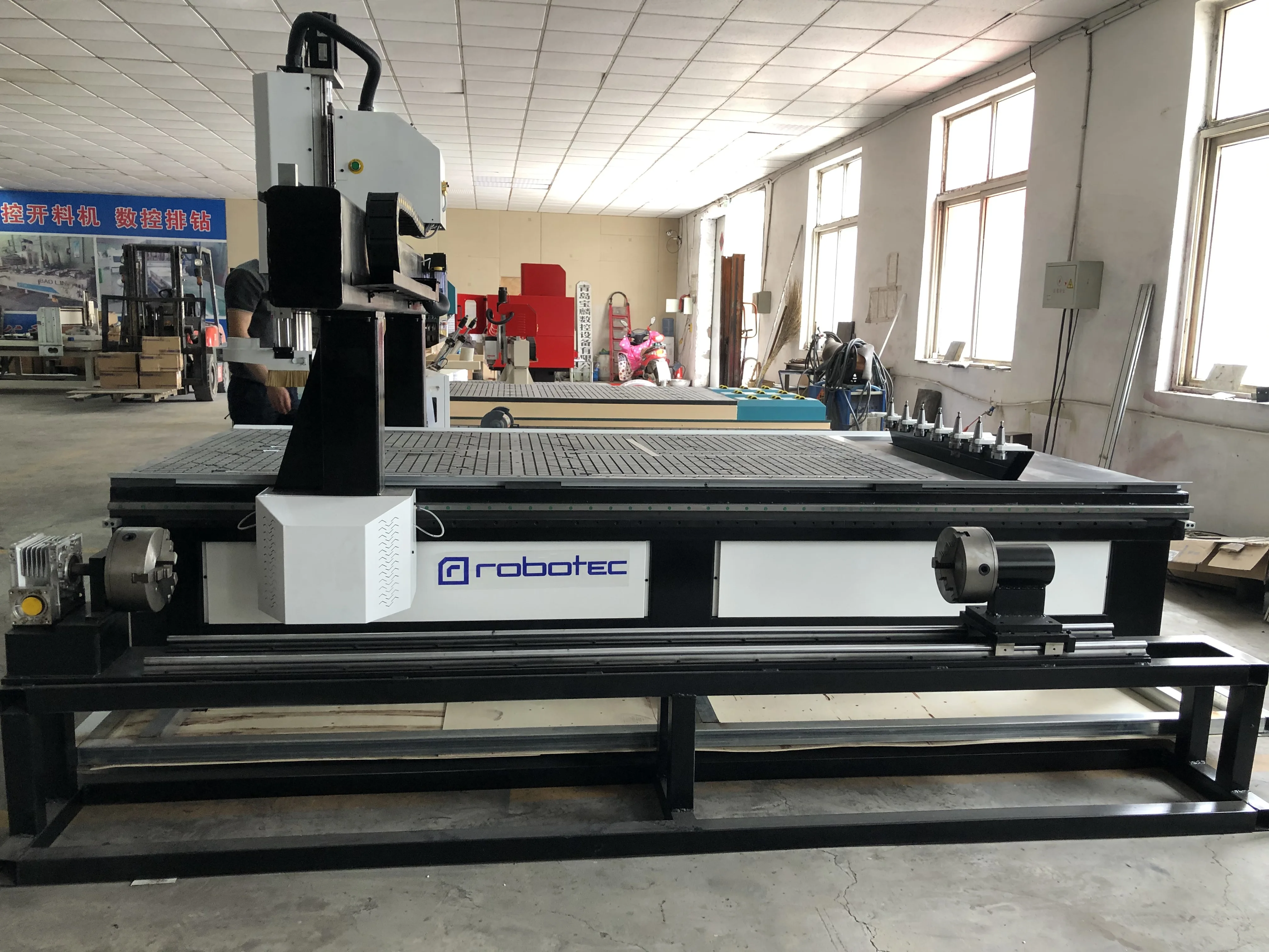 ROBOTEC ATC токарный станок с ЧПУ цена cnc 1325 маршрутизатор деревянная дверь делая