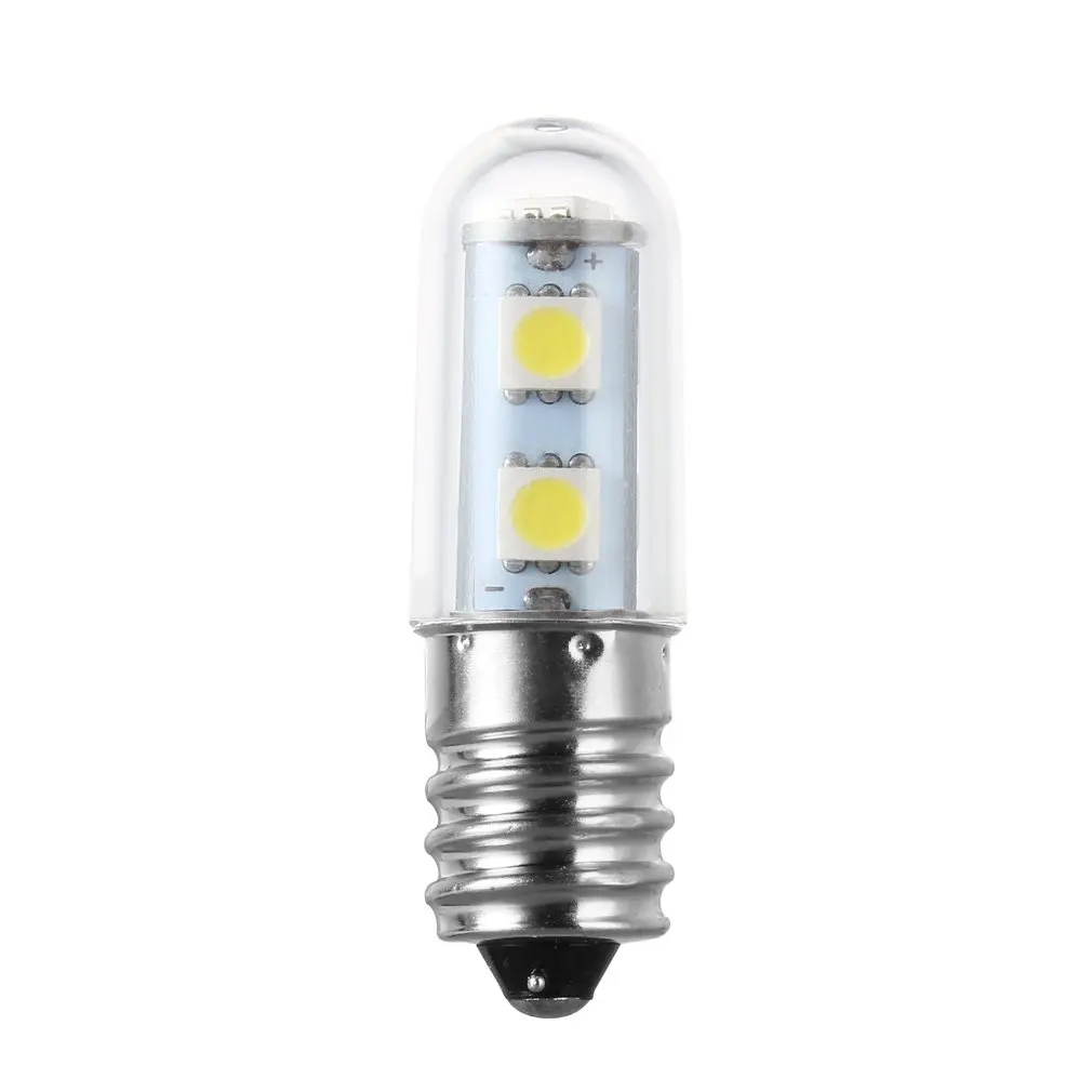 

2018 высокое качество 1x мини E14 1 Вт 7 светодиодов 5050 SMD Природа/теплый белый свет лампа для холодильника, 110 В/220 В