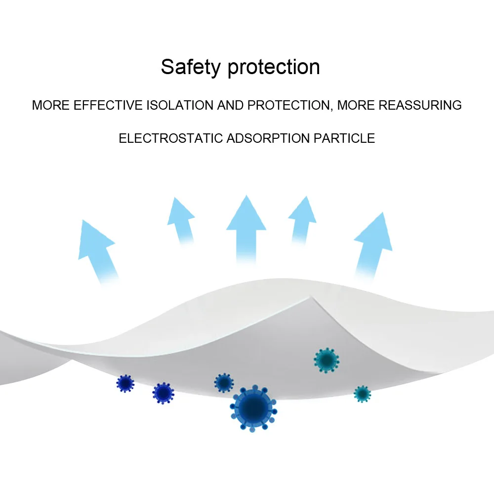 100 шт. одноразовая маска прокладка пыленепроницаемый фильтр дышащая изолирующая