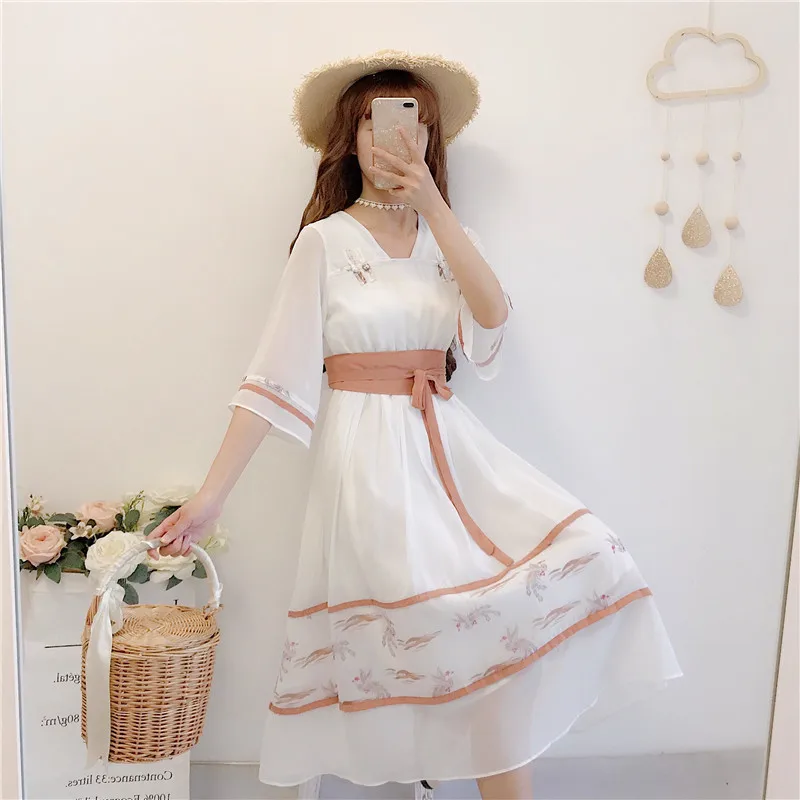 

Fresh sweet lolita Princess tea party sweet lolita dress vintage lace bowknot high waist victorian dress kawaii girl op dress