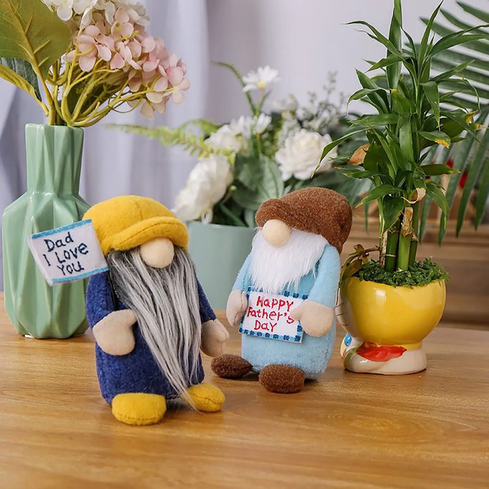

Father's Day Doll Desktop Decoration Cute Faceless Doll Decoration Holiday Gift Decoration Thanksgiving Father Gift Hot Sale