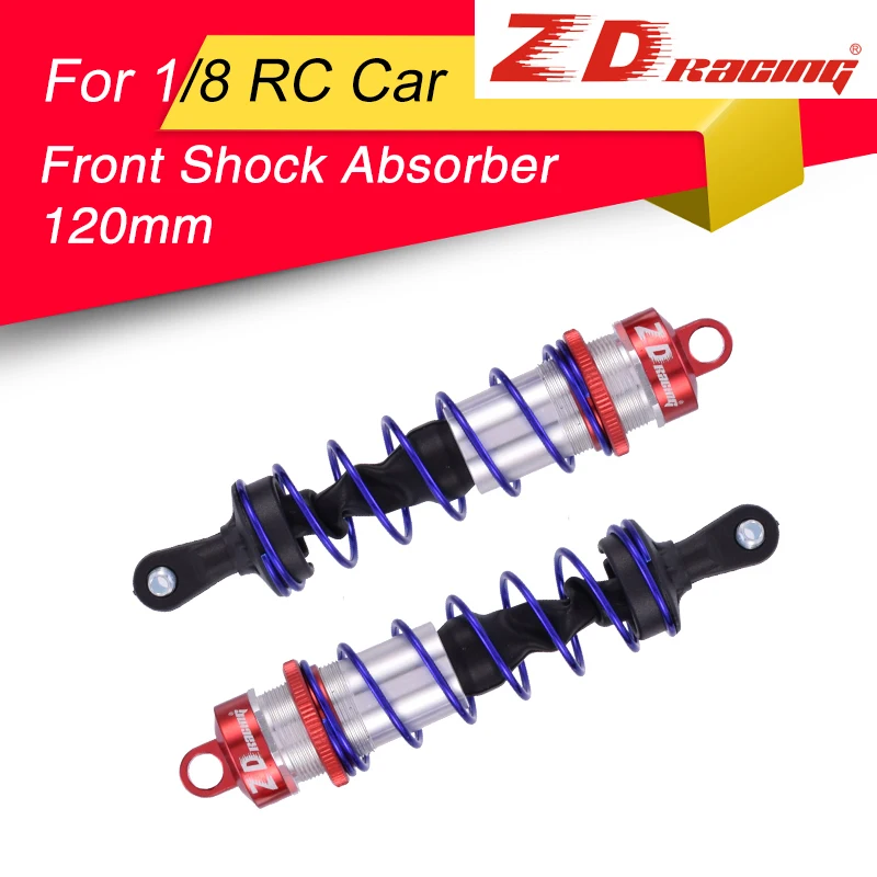 120mm Front Red 2 шт. ZD демпфер подвеска гонки 120/143 мм передний/задний амортизатор для 1/8 JLB HSP HPI Redcat Hobao RC автомобиль грузовик багги Truggy - Цвет: 120mm Front Red