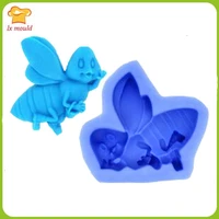 3d bee silicone mold mousse chocolate fondant cake decoration candle aromatherapy handmade soap mould