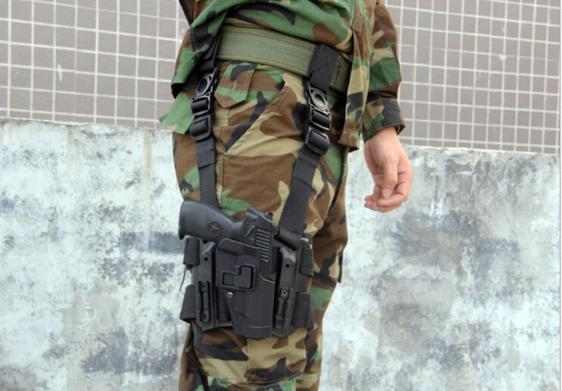 Чехол для тактического пистолета с правой ногой Beretta 92 96 M9|holster for gun|thigh caseberetta leg