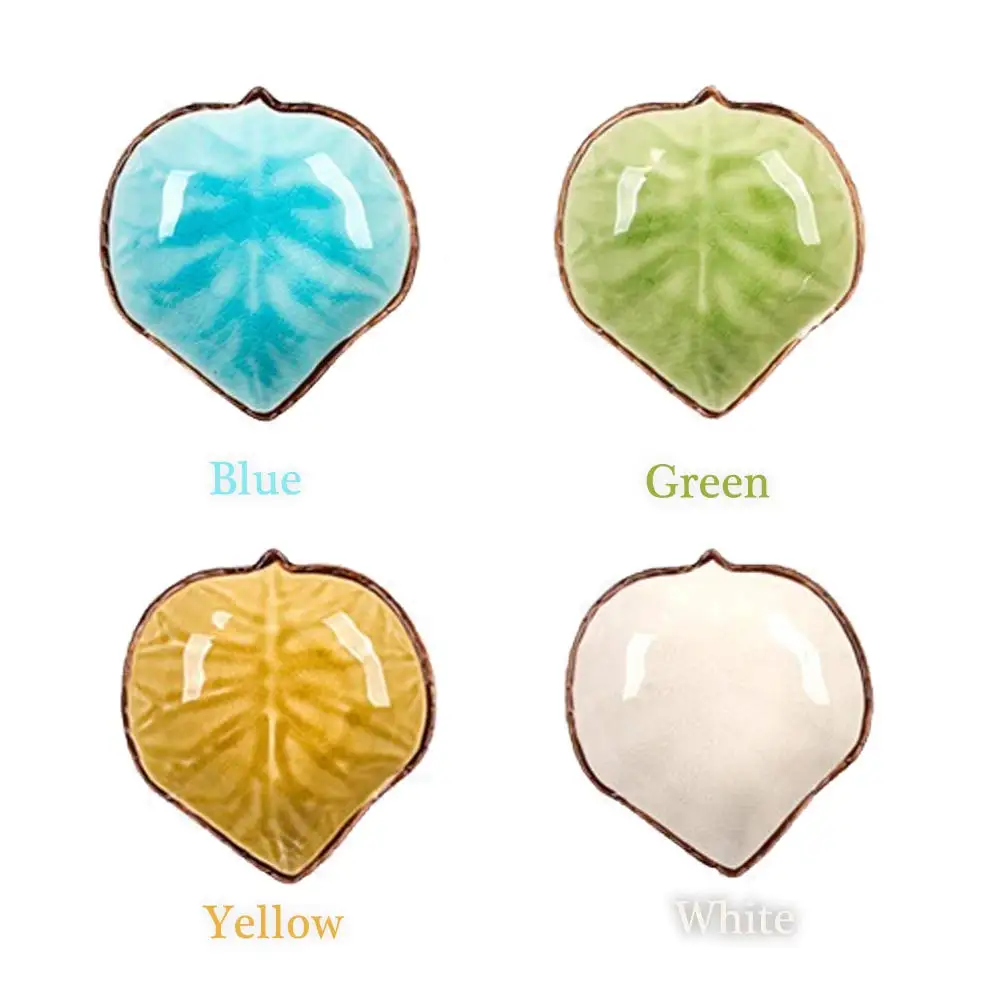 4 шт. лист соуса Кухня Еда снэк керамика пластина соус опытных горчичный ростков