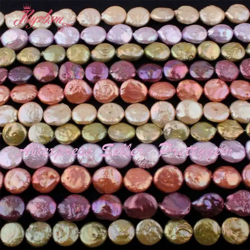 11 12 мм для монет Форма пресноводный жемчуг Натуральный камень натуральный