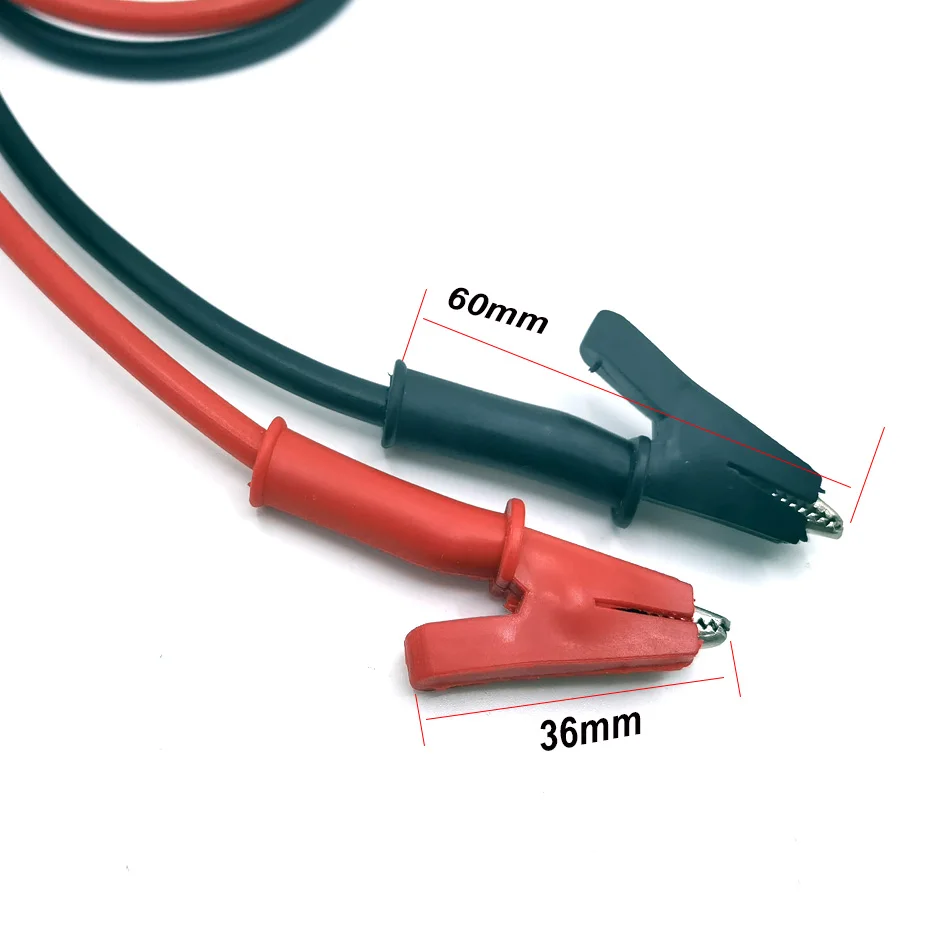 Зажим типа крокодил 15 А 18awg 1 м