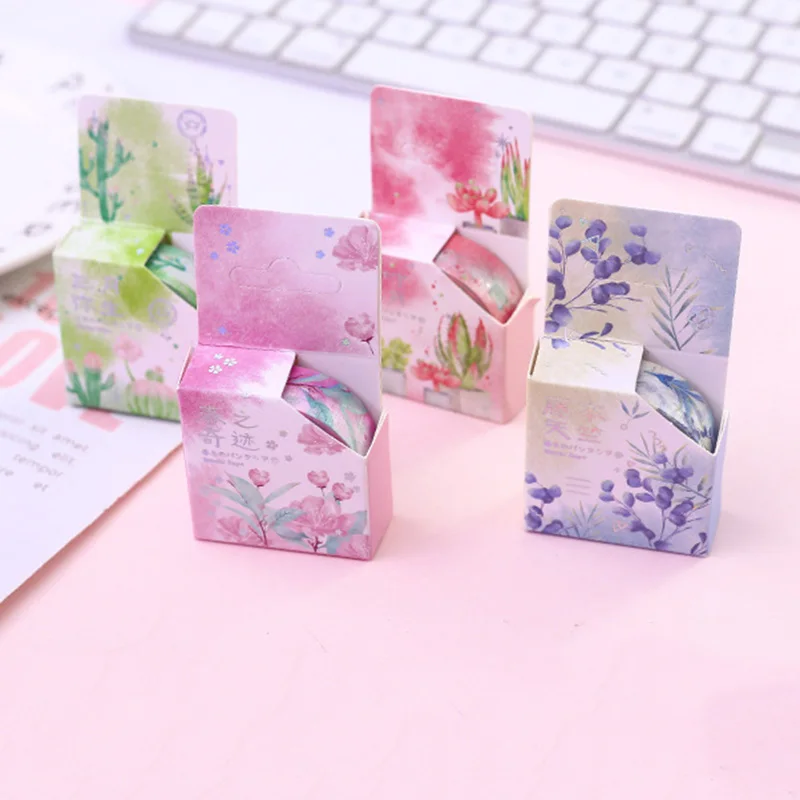 Милые ленты для фруктов Васи Kawaii клейкая лента цветок маскировки ленты для детей Скрапбукинг DIY фото принадлежности для альбома канцелярские принадлежности