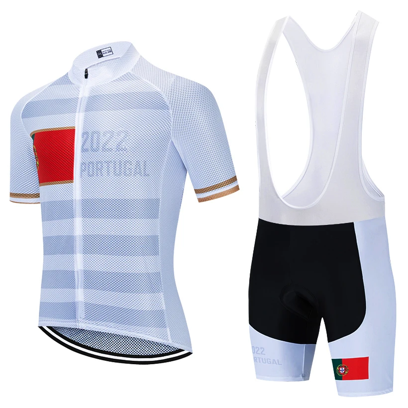 

2022 Portugal Cycling TeamJersey Bike Maillot Shorts SPORTSWEAR Ropa Ciclismo Men Summer Quick Dry BICYCLING Pants Clothing