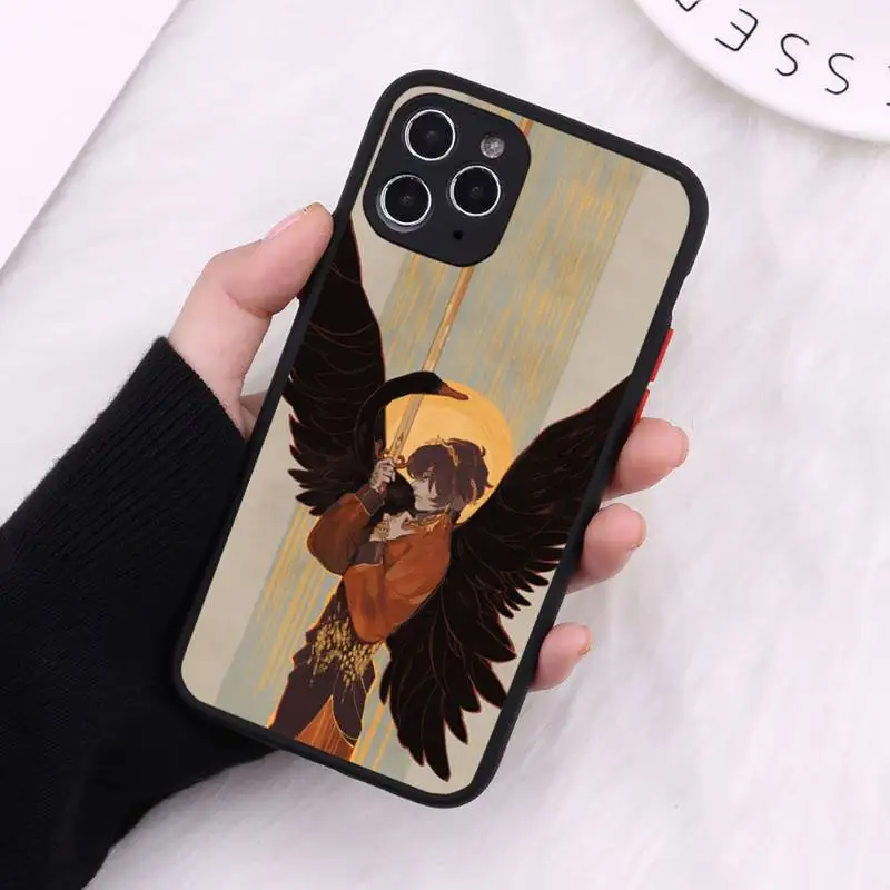 

Fantasy flying game skull Phone Case Matte Transparent For iPhone 12 Mini 11 Pro XR XS Max 7 8 Plus