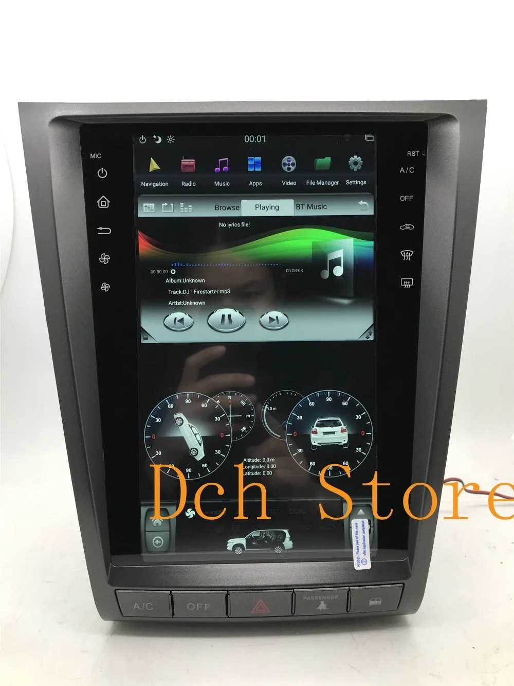 12,1 ''вертикальный экран tesla стиль Android 8,1 PX6 автомобильный dvd-плеер gps навигация для lexus GS GS300 GS460 GS450 GS350 2004-2011