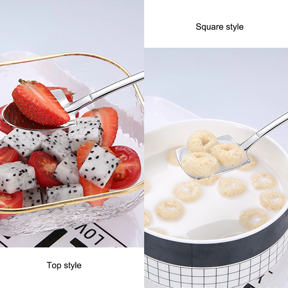

Tableware 4PCS 304 Stainless Steel Shovel Shape Spoon Coffee Spoon Retro Shovel Ice Cream Spoon Creative Tea Spoon Fashion