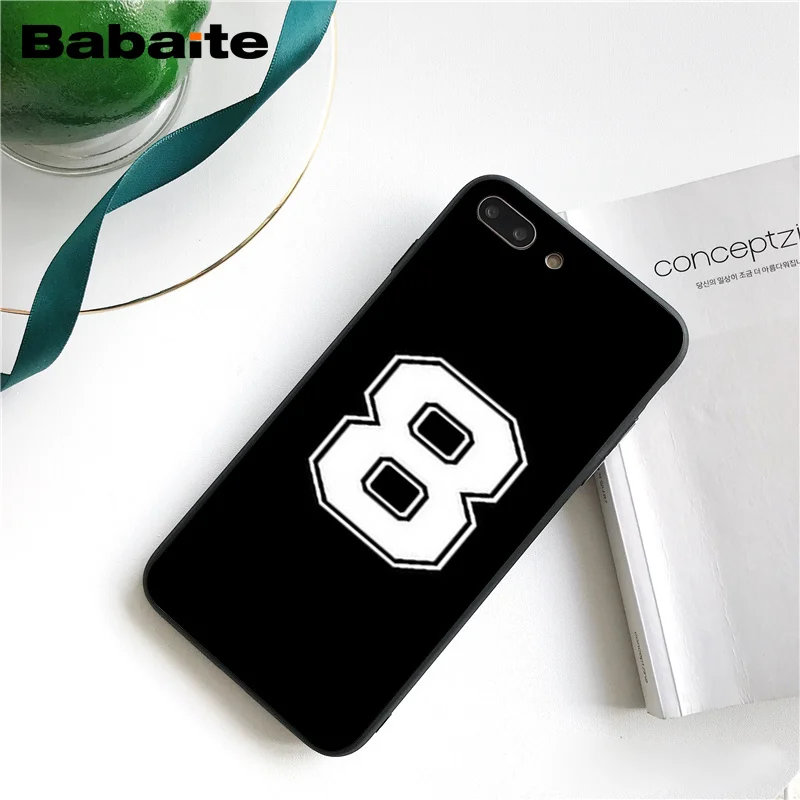 Babaite футбол счастливое число и буква чехол для телефона iphone 11 Pro 11Pro Max X XS MAX 6 6s 7 7plus 8 8Plus 5 5S SE XR