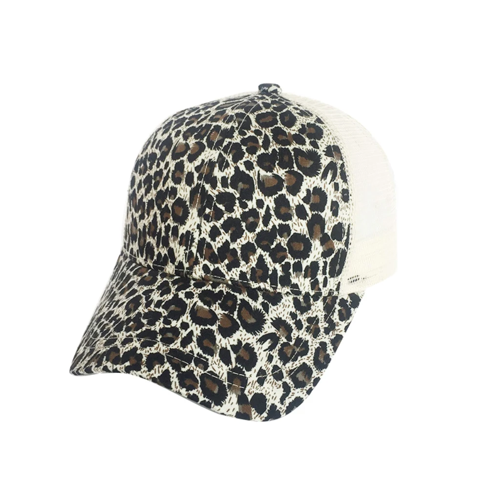 Бейсболка для хвоста унисекс уличная Кепка с леопардовым принтом тигра и защитой
