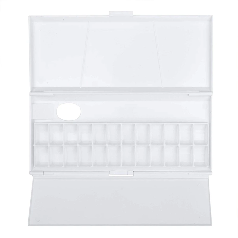 

24 Grids Folding Moisturizing Watercolor Palette for Artist Watercolor Oil Painting Paint Palette Tray Box Art Supplies