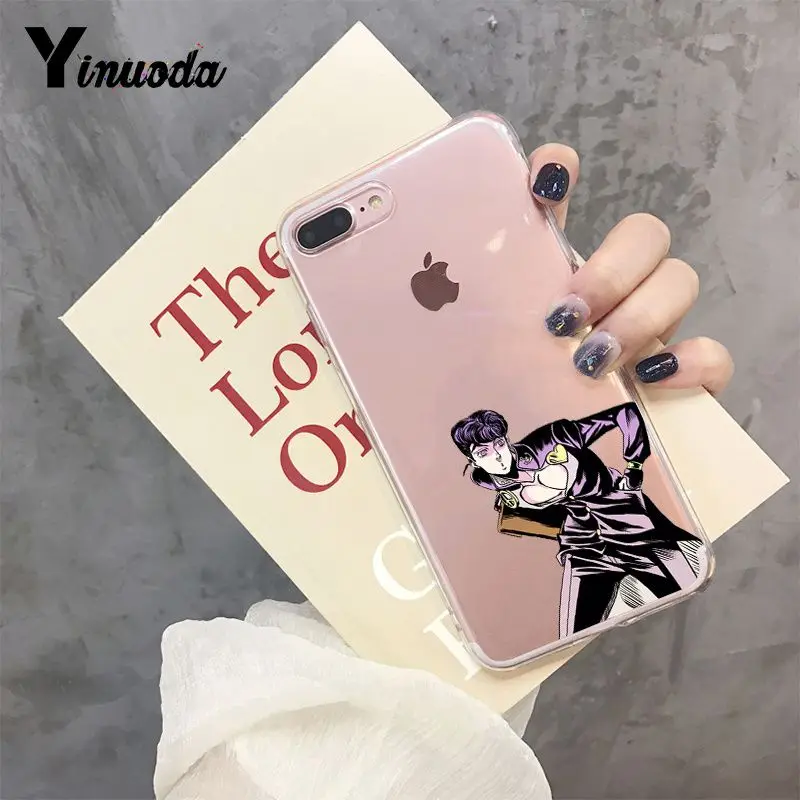 Yinuoda jojo простой красочный телефон аксессуары чехол для Apple iPhone 8 7 6 6S Plus X XS max 5 5S SE XR чехол