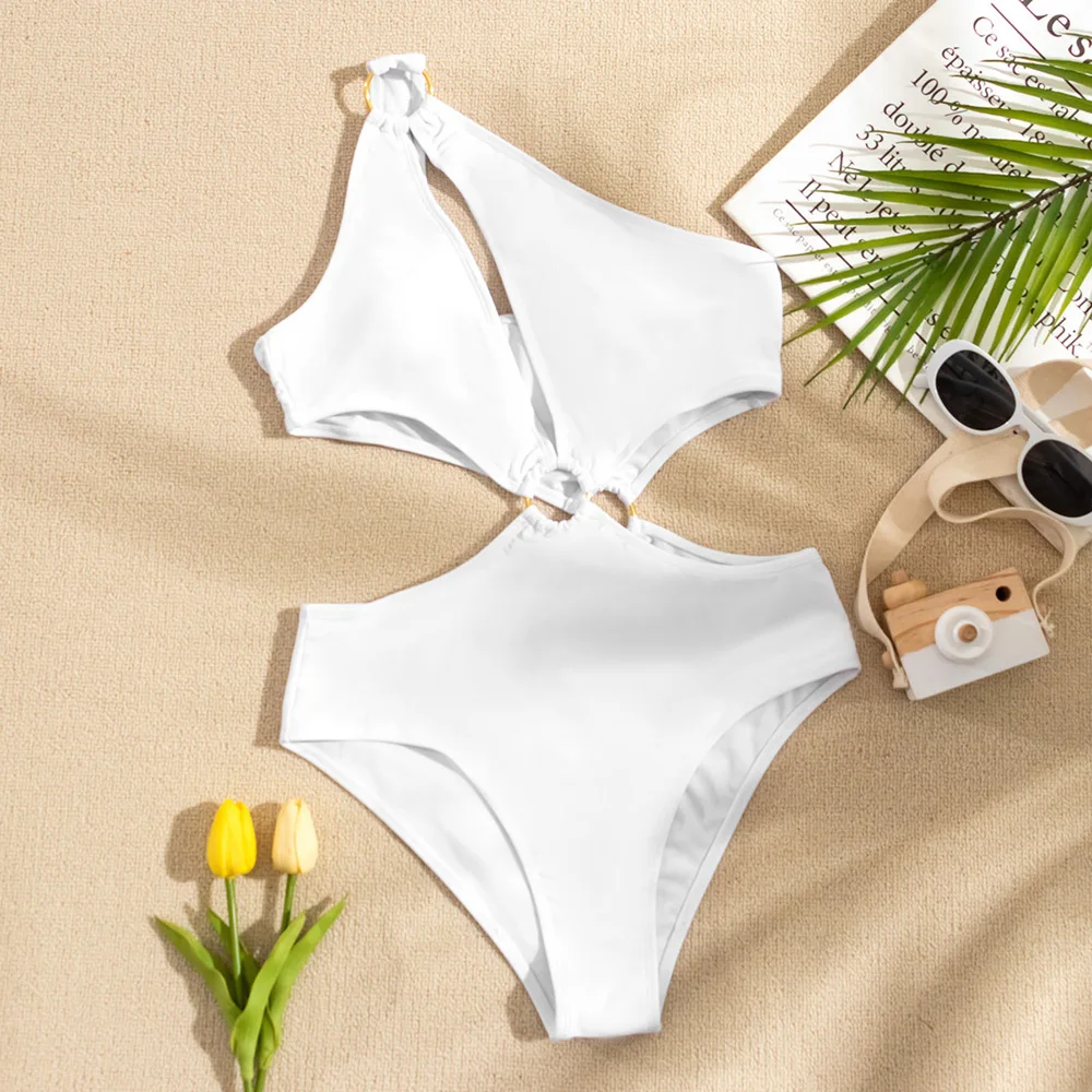 Сексуальный купальник для женщин монокини с вырезами бикини пуш-ап Женский