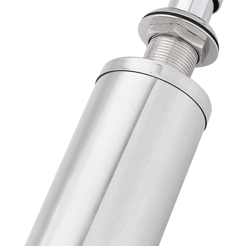 

Kitchen Sink Soap Dispenser, Built in Hand Soap Dispenser Pump in SUS304 Stainless Steel Chrome Finish with High-Capacity Metal